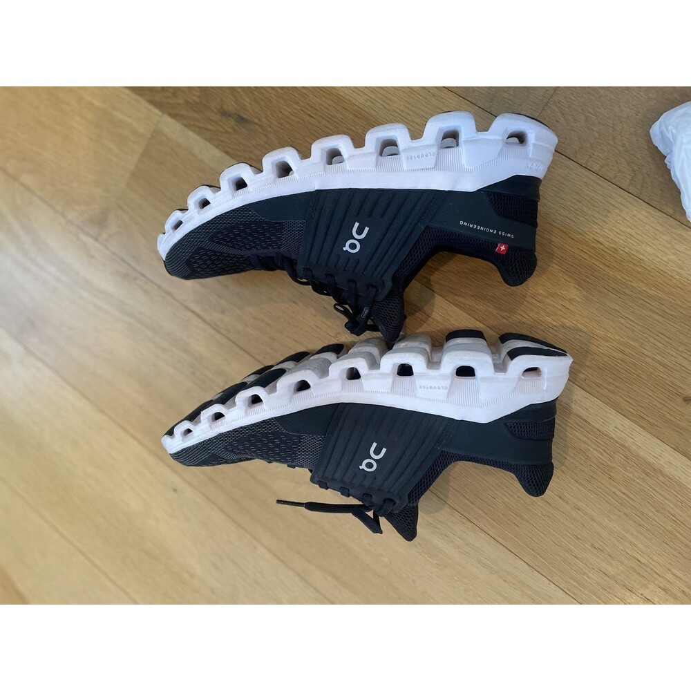 On Cloudswift Black Rock White Woman's Runnimg Shoe EUC! Size 9.5/9*** - Picture 5 of 7